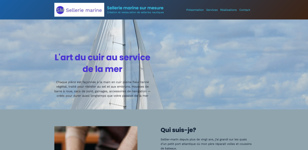 screenshot sellerie marine