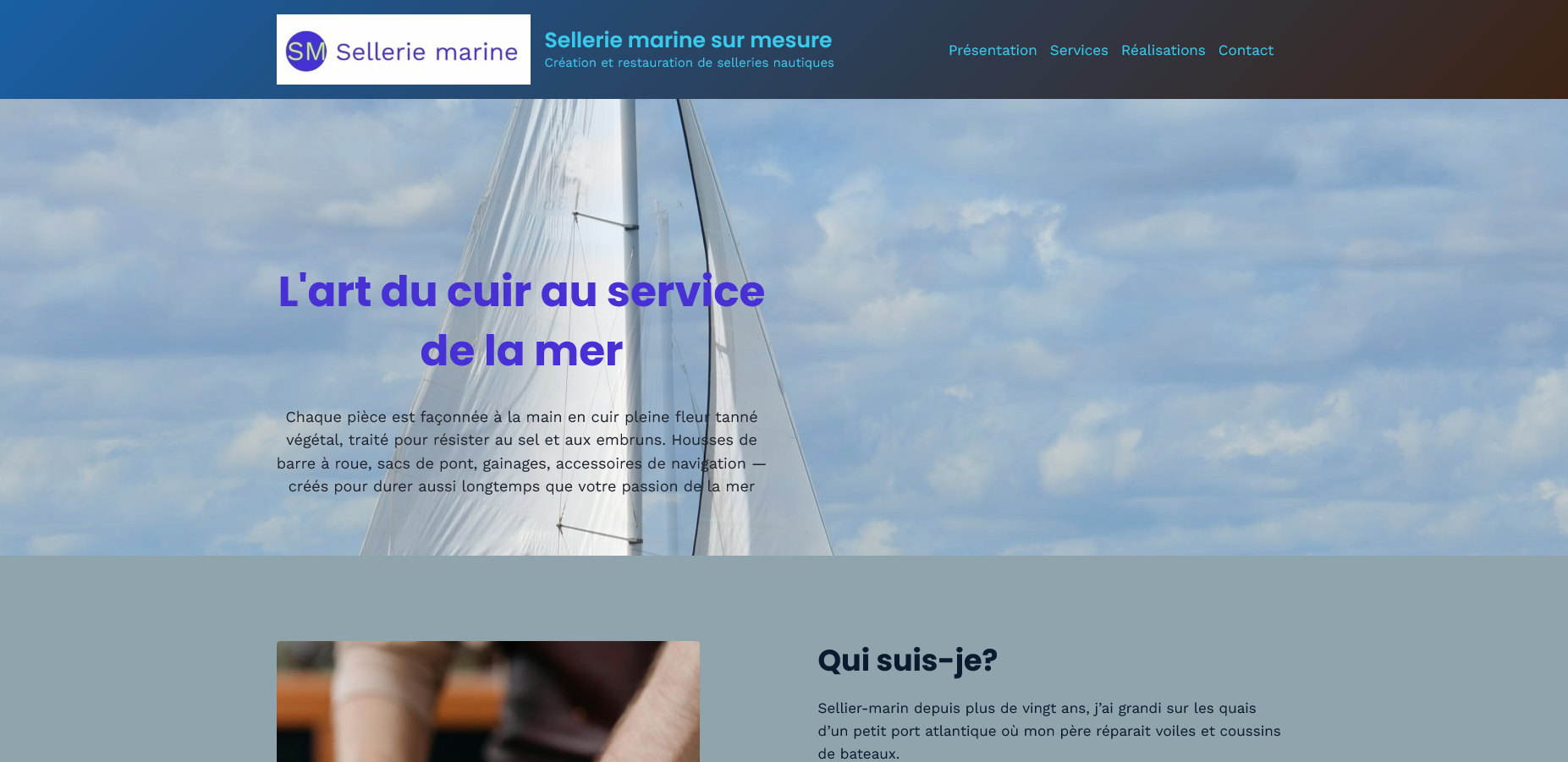 You are currently viewing Site one-page artisan fictif avec WordPress